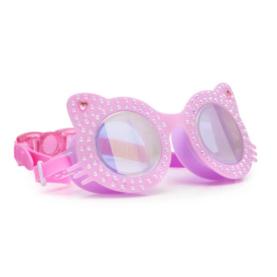 BLING2O KIDS SWIMMING GOGGLE - KITTEN PAWPRINT PINK